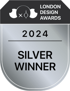 LONDON DESIGN AWARD SILVER WINNER 2024