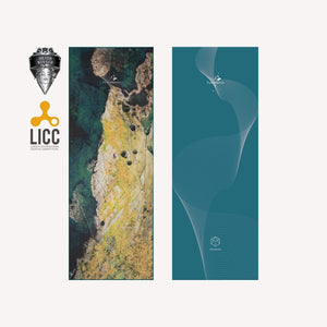 Yogasana Landscape Collection Island Garden double-sided yoga towel – award-winning design at London International Creative Competition (LICC).